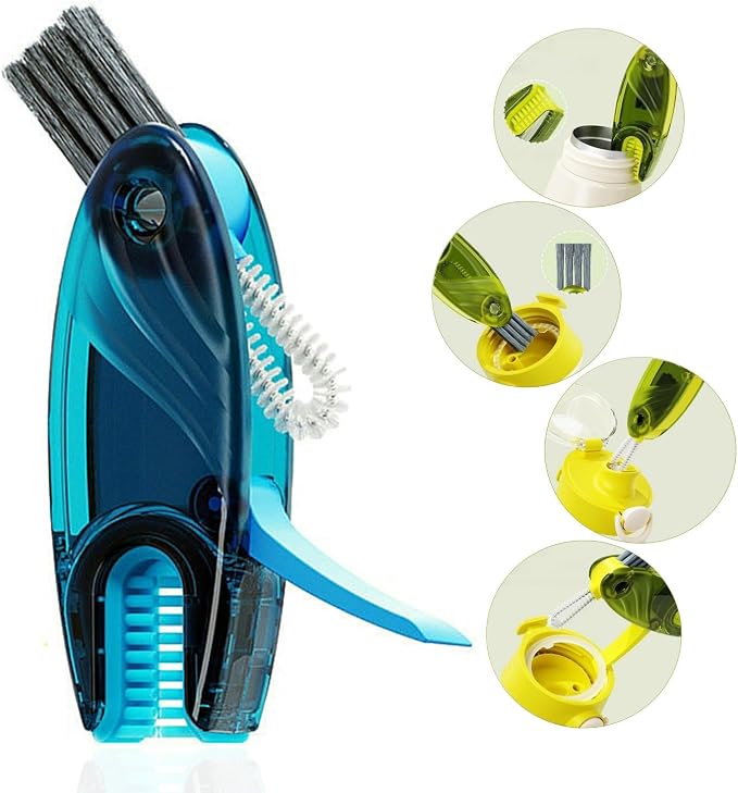 4 in 1 Multifunctional Cup Lid Cleaning Brush Set by CraftinAround