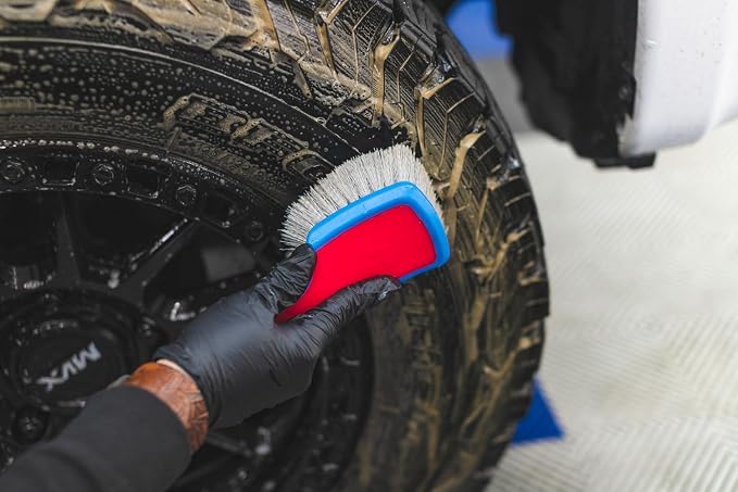 Detail Factory - ProGrip XL Tire Brush - Ergonomic ProGrip Handle - Stiff - Image 4