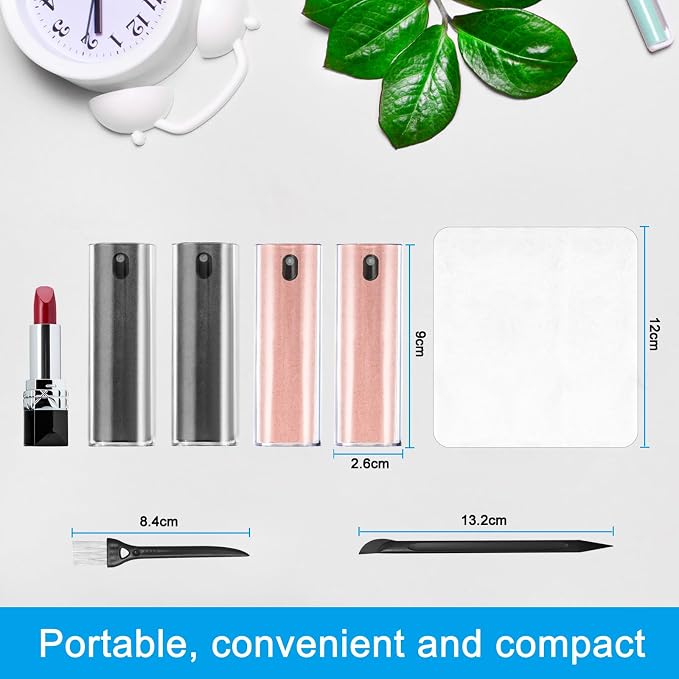 walrfid 4Pcs Car Screen Cleaner, Computer Screen Cleaner Spray and Wipe - Image 7