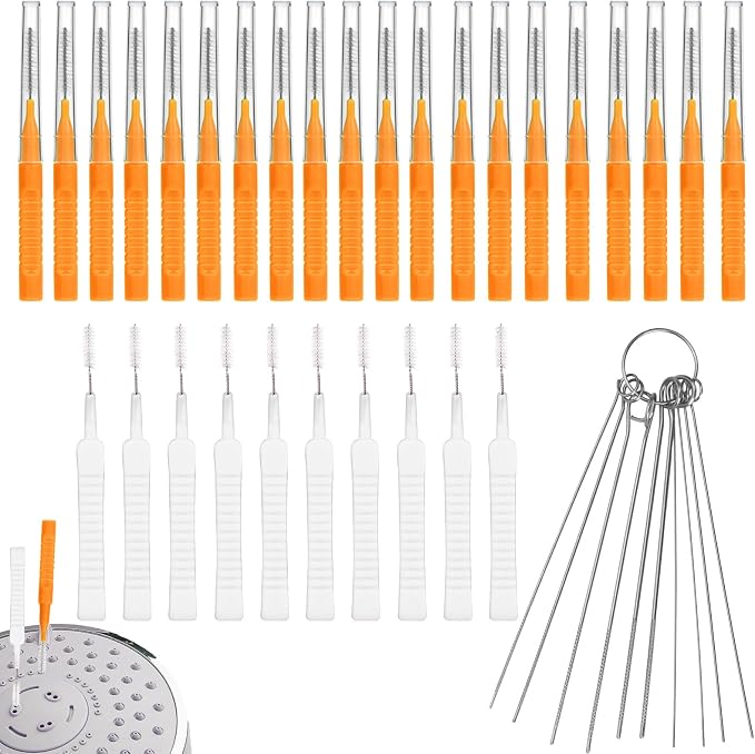 40pcs Shower Head Cleaner Tools, 2 Designs Shower Head Cleaning Brushes by Unknown