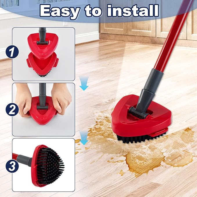 Scrubber Mop Head for Ocedar, Upgrade Scrub Brush for Ocedar, Spin Mop Scrub - Image 8