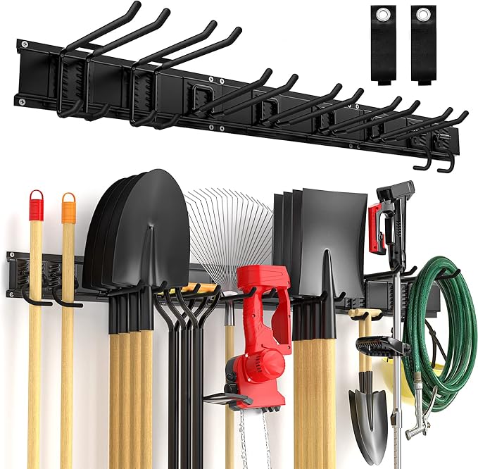 Garage Tool Organizer Wall Mount Garden Tool Organizer 11pcs Adjustable Garage by Ailadl
