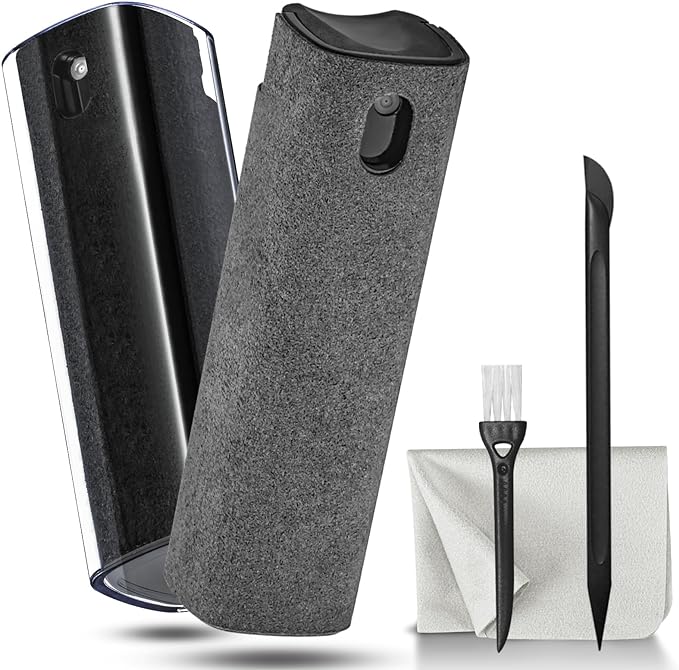 2 Pack Screen Cleaner Spray and Wipe by walrfid