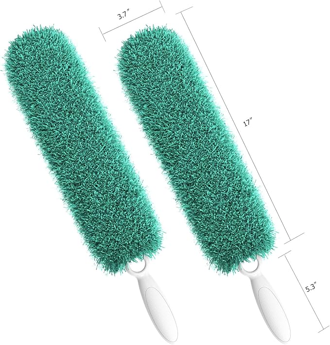Microfiber Duster with Handle and Washable Duster Head, Dusters by EHOMGUI