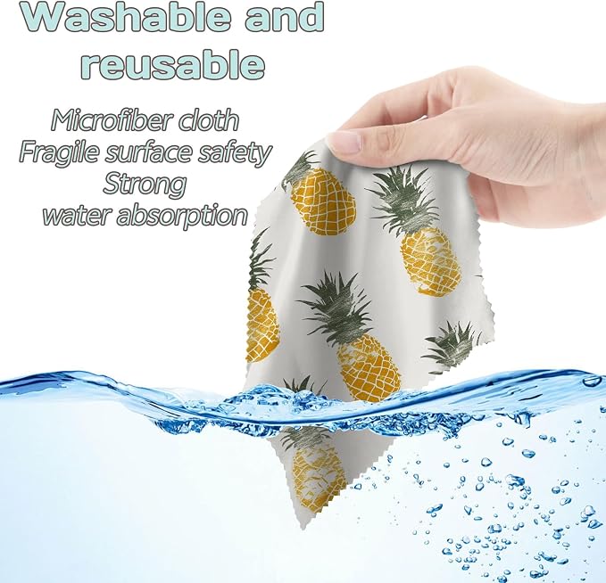 6 PCS Glasses Cleaning Cloth Eyeglass Lens Microfiber Cleaning Cloth Reusable - Image 6