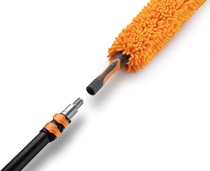 Long Handle Duster for Cleaning // Extendable Microfiber Duster - Image 8