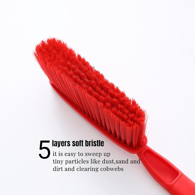 1 Pack 15" Hand Broom Brush, Soft Bristle Cleaning Brush, Crumb Debris Sweeping - Image 2
