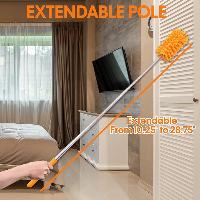 Dusters for Cleaning High Ceiling Fan, Newliton Microfiber Duster - Image 6