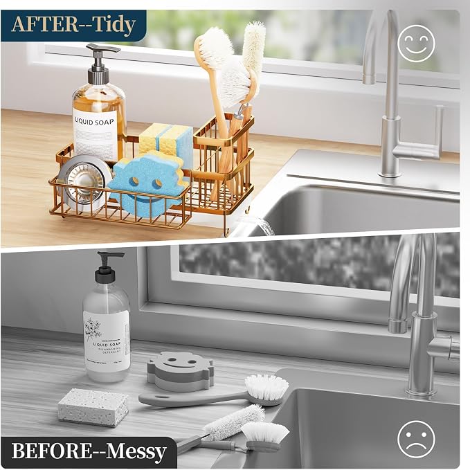 Consuemst Sponge Holder for Kitchen Sink - Image 7