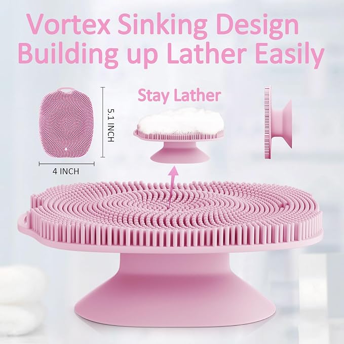 Soft Silicone Body Scrubber Gentle Like a Hand Exfoliating Your Skin and Build - Image 5