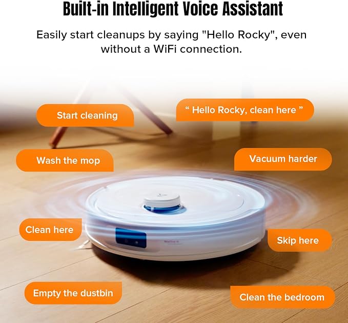 roborock Qrevo MaxV Robot Vacuum and Mop, FlexiArm Design, Hot Water Re-Wash & - Image 7