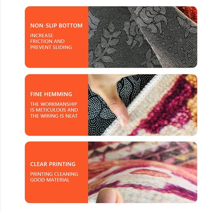 Green Galaxy Theme Large Area Rug for Living Dinning Room 5 x 8ft Starry Sky Bedroom Rugs Soft Hallway Floor Mat Non-Slip Washable Carpet