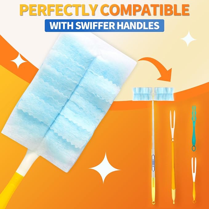 60 Count Electrostatic Duster Refills Compatible - Image 5