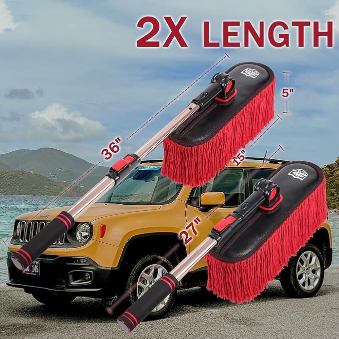 Car Cleaning Supplies，Car Duster Exterior Scratch Free, - Image 2