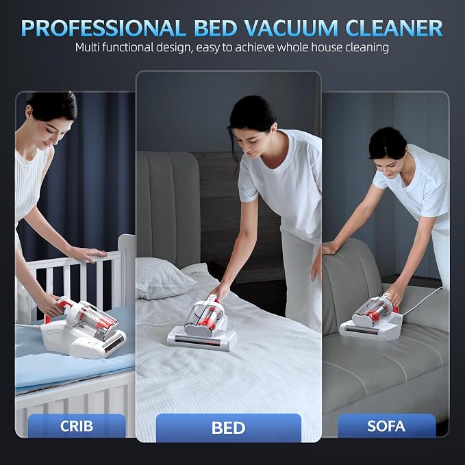 Mattress Vacuum Cleaner, 16Kpa 600W Bed Vacuum Cleaner - Image 7