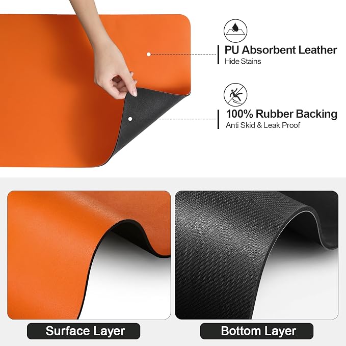 Dish Drying Mat for Kitchen Counter | Coffee Bar Mat for Countertops | Heat - Image 5