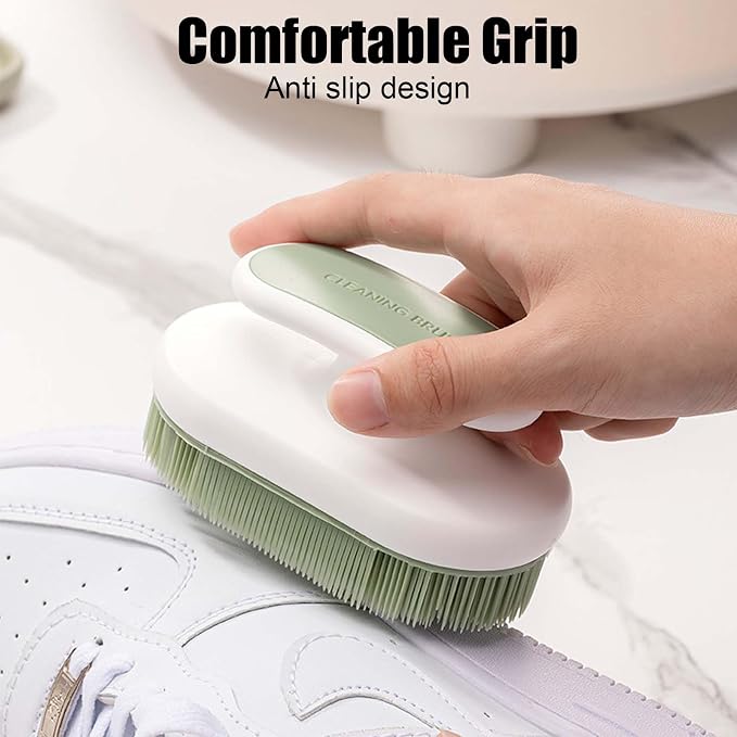 2Pcs Soft Bristle Cleaning Brush Silicone Laundry Stain Brushes Small Household - Image 4