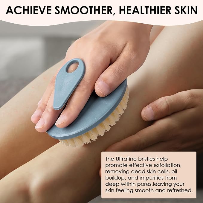 INNERNEED Food-Grade Soft Silicone Body Scrubber Shower Brush Handheld - Image 4
