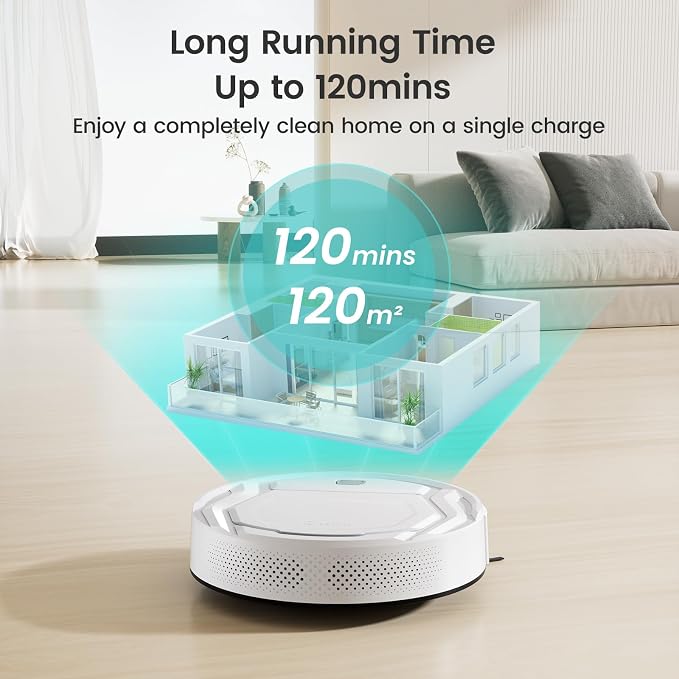 Lefant Robot Vacuums, 2200Pa Strong Suction, 120 Min Runtime - Image 7