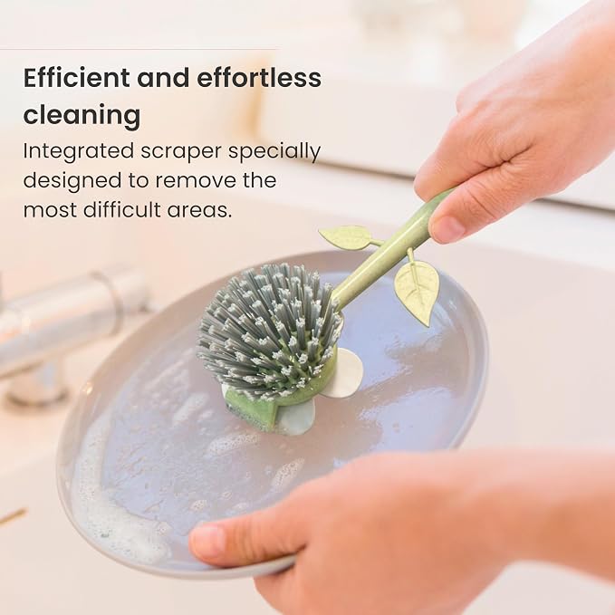 Vigar Florganic Daisy-Shaped Dish Brush - Image 6