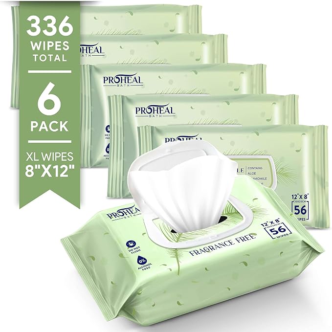 X Large Wet Wipes for Adults by ProHeal