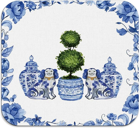 Chinoiserie Dish Drying Mat by Unknown