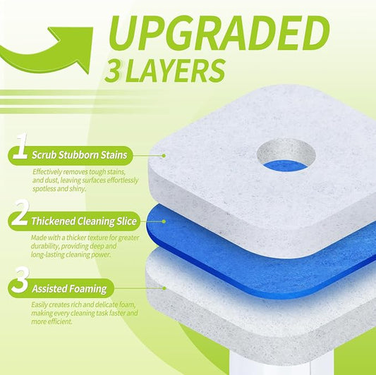 Toilet Bowl Cleaner Wand Refills Compatible - Image 2