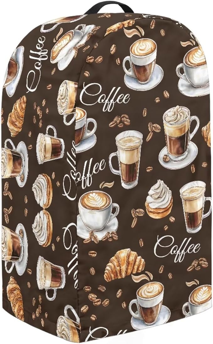 Brown Bread Coffee Blender Cover Kitchen Blender Dust Covers Food Processor Hood Stand Mixer Case Coffee Maker Appliance Cover for Home Kitchen Indoor