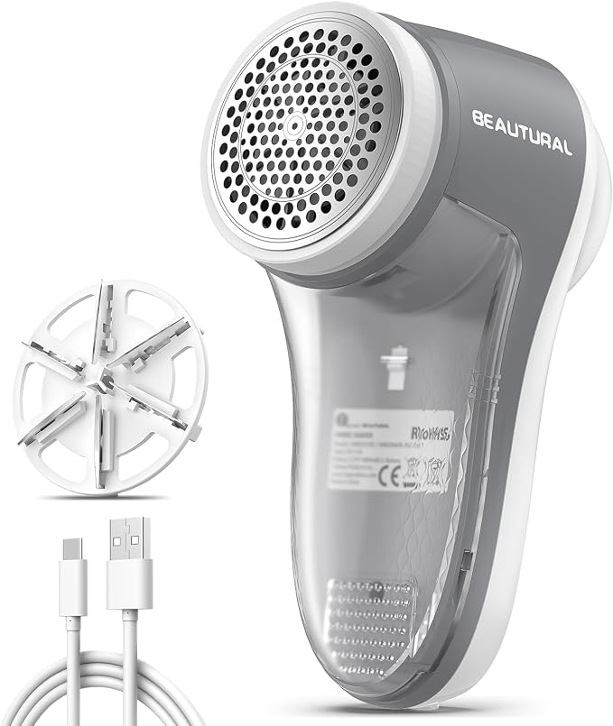 BEAUTURAL Fabric Shaver, Rechargeable Lint Remover by BEAUTURAL