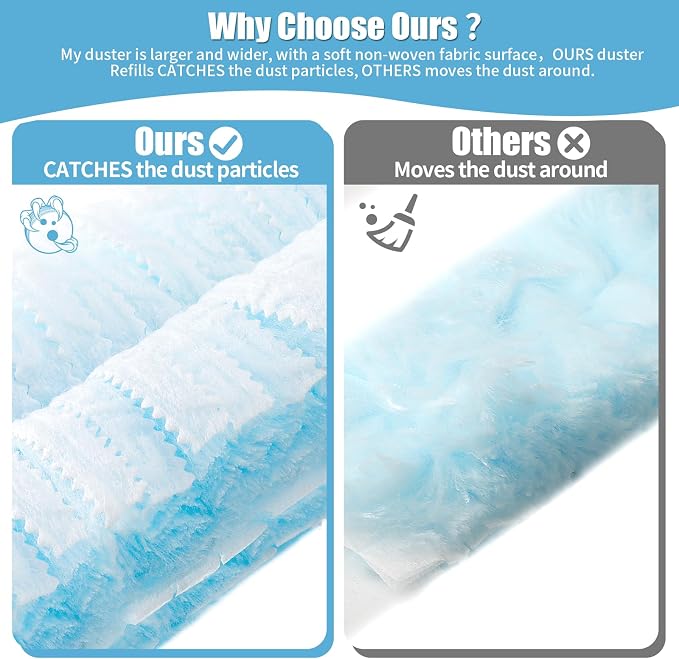 50 Count 360° Heavy Duty Duster Refills Compatible - Image 5