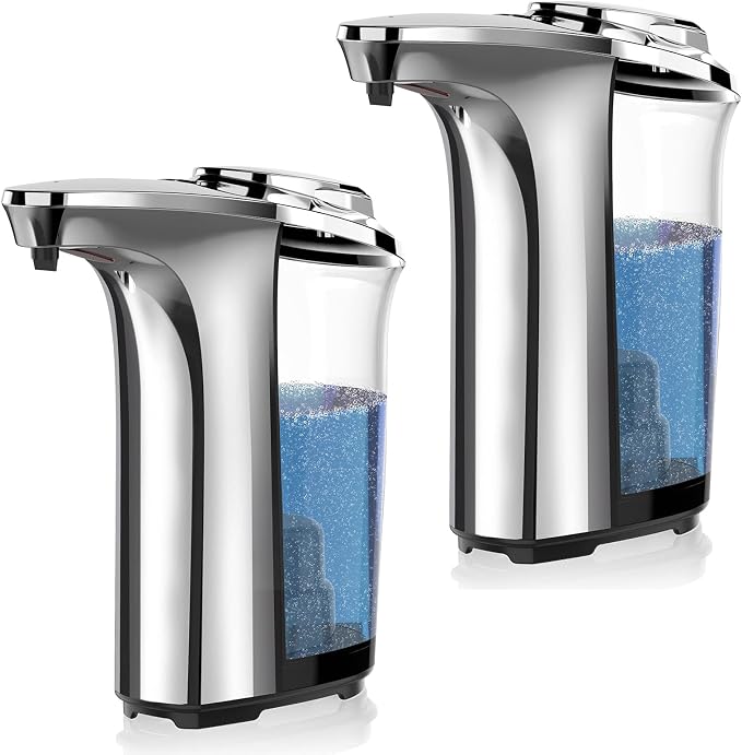 Automatic Soap Dispenser, Touchless Dish Soap Dispenser 17oz/500ml by PZOTRUF-EnjoyCleanerLife