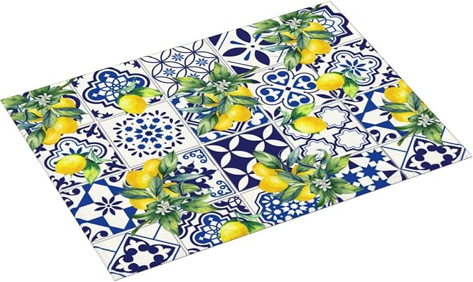 Lemon Mexican Tilt Dish Drying Mat - Image 2