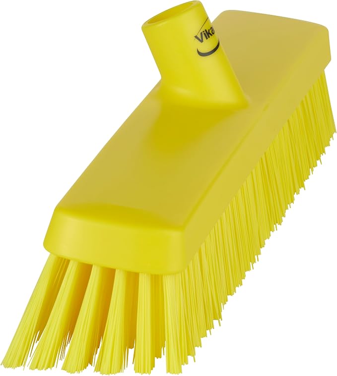Vikan 31756 16" Heavy-Duty Push Broom, Soft/Stiff - Image 2