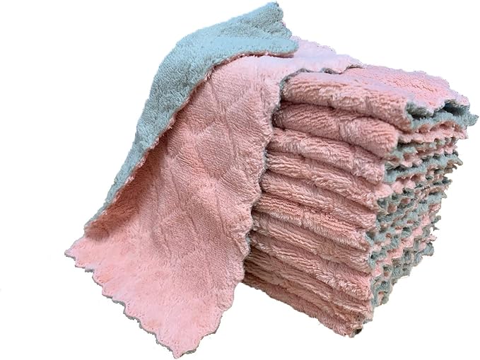 kimteny 12 Pack Kitchen Cloth Dish Towels, Premium Dishcloths, Super Absorbent - Image 8