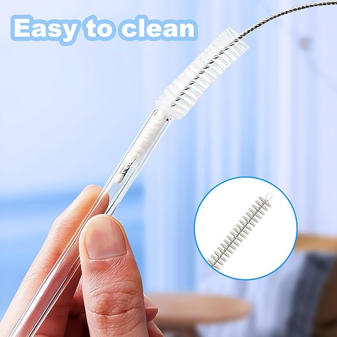6Pcs Straw Cleaner Brush, 3-Size Extra Long Drinking Straw Cleaning Brush - Image 3