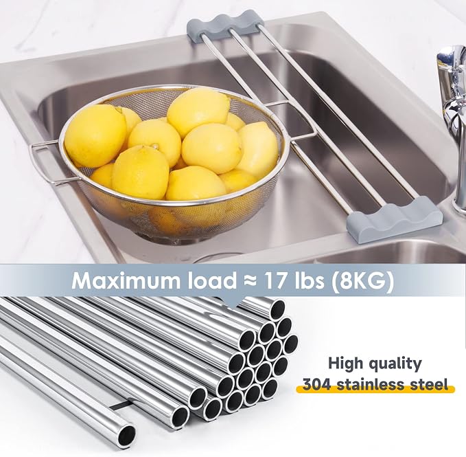 Tomorotec Adjustable Over-The-Sink Kitchen Rack - Image 2
