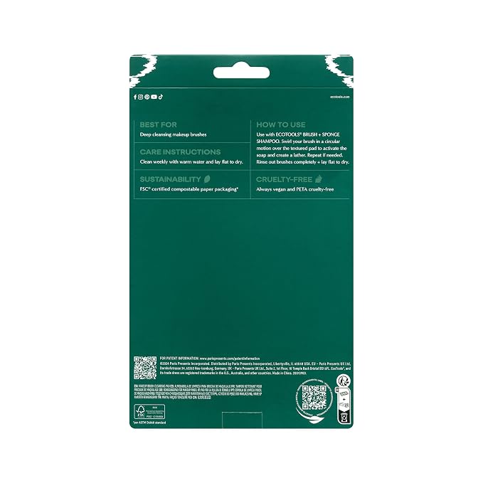 EcoTools Makeup Brush Cleansing Pad, Brush Cleaner Mat - Image 11