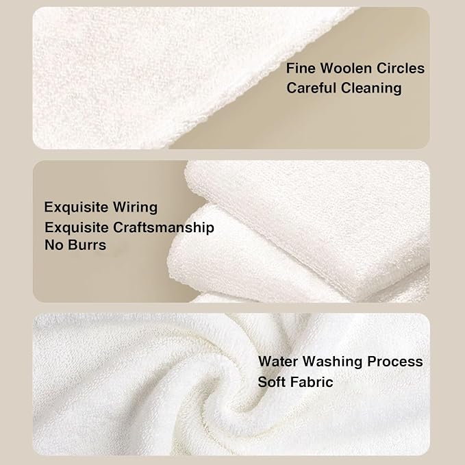 Bamboo Fiber Dish Cloths for Kitchen, Reusable Dish Towels, Double Layered - Image 4