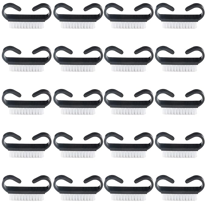 Nail Cleaning Brush- 20 Pcs Home Plastic Nail Brushes by Unknown