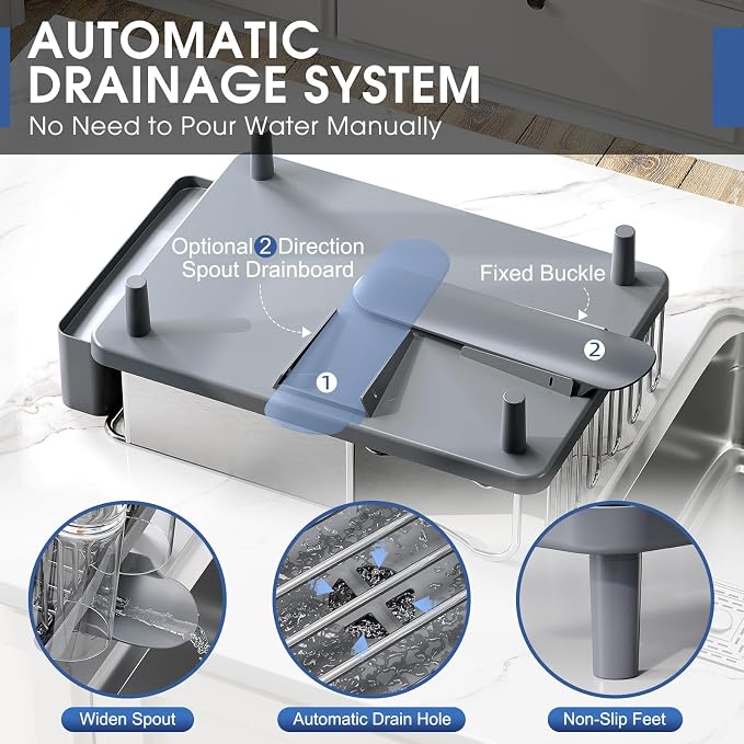 Stainless Steel Dish Drying Rack - Image 5