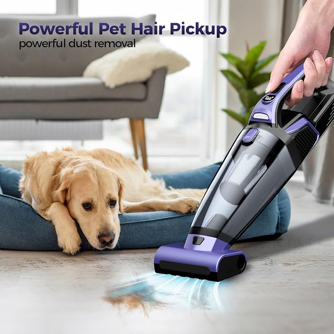 Pet Hair Handheld Vacuum Cordless: 20000PA High Power Car Vacuum - Image 9