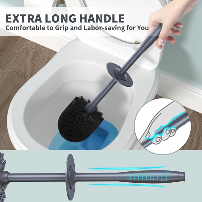 UPTRONIC Toilet Brush, Toilet Bowl Brush - Image 4