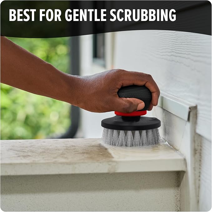 Dirt Devil Handheld Pommel Scrubbing Brush, Includes Medium Bristle Head - Image 2