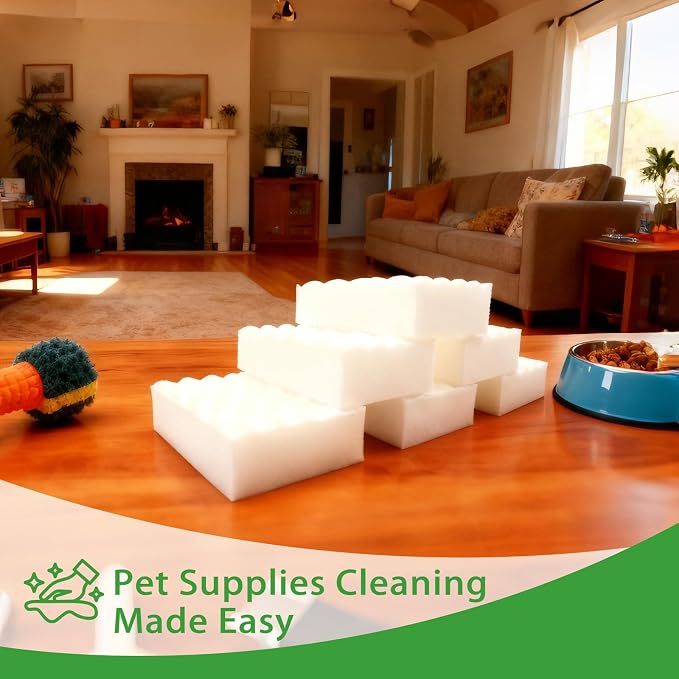 Magic Sponge 2X Density, Water-Activated Cleaning Sponge Eraser - Image 9