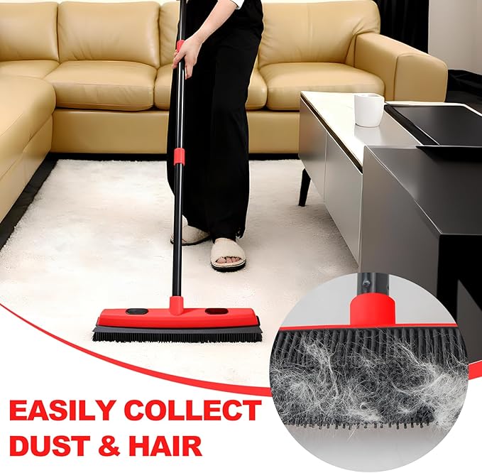 Rubber Broom for Pet Hair Removal - Image 2