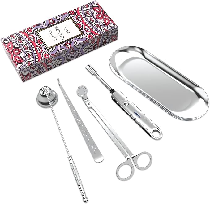 Lsnisni 5Pcs Candle Accessory Set by Lsnisni