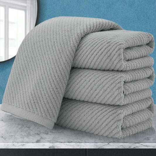 VOOVA & MOVAS Grey Hand Towels for Bathroom, Large 18" x 28" by VOOVAMOVAS