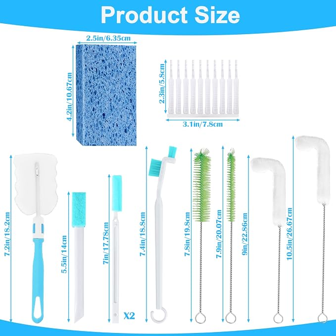 XANGNIER Ice Machine Cleaner Brush Kits, Countertop Ice Maker Cleaning Tools - Image 5