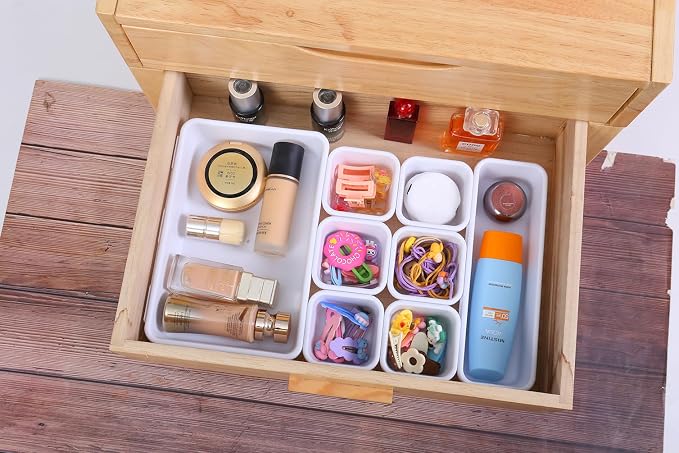 15 PCS Interlocking Desk Drawer Organizer Separator - Image 3