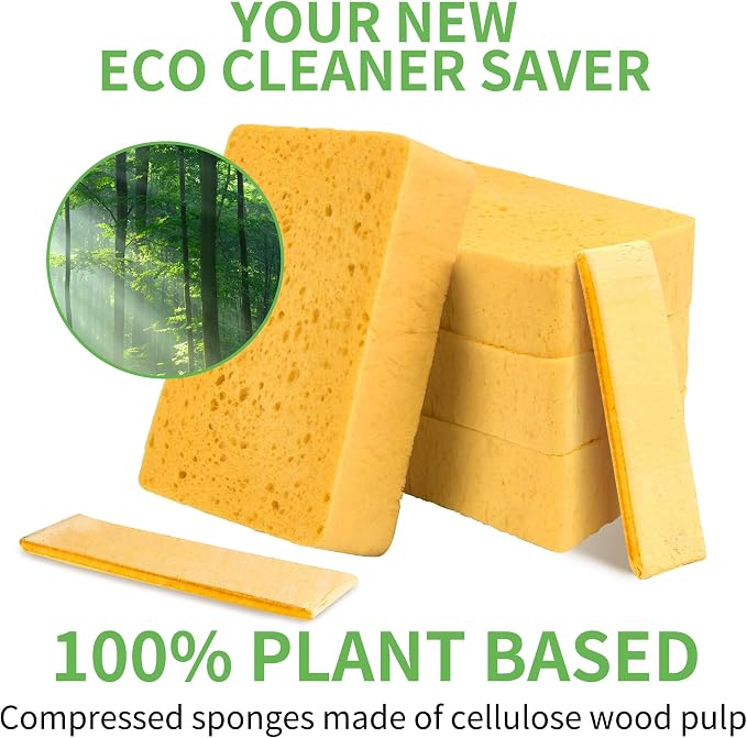 10 Count Compostable Thicker Pop-Up Sponges - Image 5